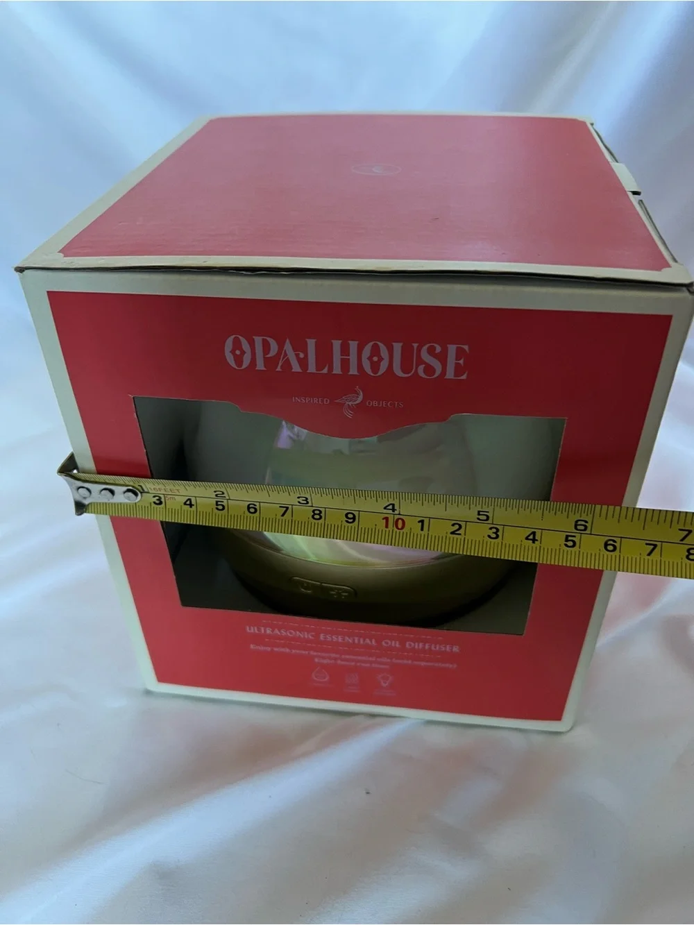 Opalhouse Iridescent White and Gold Ultrasonic Essential Oil Diffuser